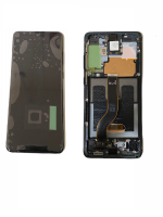 Дисплей Samsung S20 Plus/20+ SM-G986 Черный в раме (Сервисный оригинал)