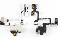 iPhone 4G разъем + шлейф Audio Jack GSM Original White
