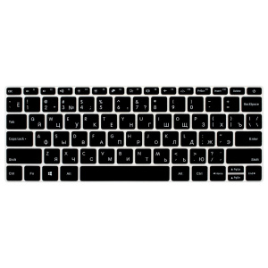 Клавиатура для ноутбука Xiaomi Air 13.3", чёрная, с подсветкой, V.1, RU