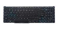Клавиатура для ноутбука ACER Nitro 5 AN515-45 AN515-56, чёрная, с подсветкой, синие буквы, RU