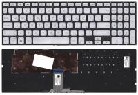 Клавиатура для ноутбука ASUS VivoBook 17 X712 серебро, RU