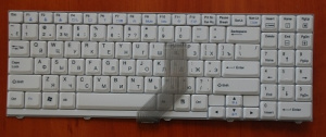 Клавиатура для ноутбука LG R500, белая, RU