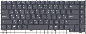 Клавиатура для ноутбука Fujitsu Amilo PI2515, PA1510, чёрная, RU