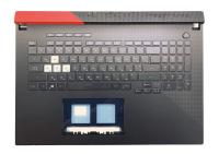 Верхняя часть корпуса (Palmrest) ASUS ROG Strix G17 G713 с клавиатурой