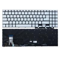 Клавиатура для ноутбука ASUS VivoBook 15 X1502 X1503 X1504 серебро, с подсветкой, RU