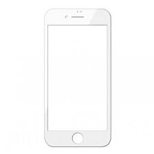 Защитное стекло для iPhone 7/8 Plus 9H (Закалённое, полное покрытие) Белый