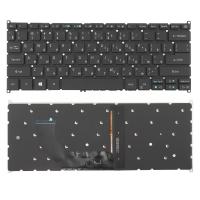 Клавиатура для ноутбука ACER Swift 3 SF314-41 SF314-51 ver.1, чёрная, с подсветкой, RU