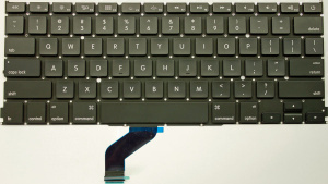 Клавиатура для ноутбука Apple Macbook 13" A1502 Retina Black, Small Enter, RU