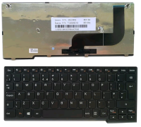 Клавиатура для ноутбука Lenovo Yoga 11S, S210, чёрная, большой Enter, с рамкой, RU