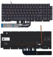 Клавиатура для ноутбука Dell Inspiron G15 5510 5511 5515, чёрная, с подсветкой, RU (MZ)