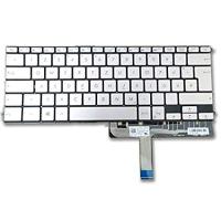 Клавиатура для ноутбука ASUS ZenBook UX490, серебро, с подсветкой RU