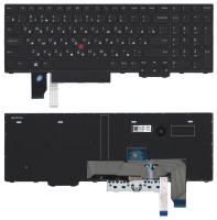 Клавиатура для ноутбука Lenovo ThinkPad T15 Gen 1, чёрная, RU