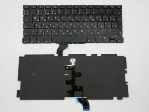 Клавиатура для ноутбука Apple Macbook 13" A1502 Retina Black, Big Enter, RU