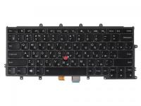 Клавиатура для ноутбука Lenovo ThinkPad X240, X250, чёрная, с подсветкой, RU Уценка