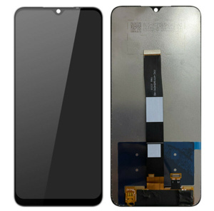 LCD дисплей для Xiaomi Redmi 9A/Redmi 9C в сборе с тачскрином (черный), Сервисный оригинал переклей