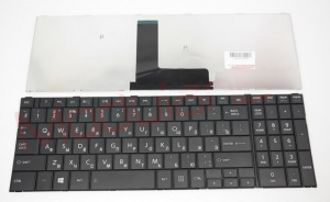 Клавиатура для ноутбука Toshiba Satellite C55-B, чёрная, RU