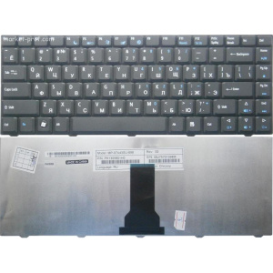 Клавиатура для ноутбука ACER eMachines D520 D720 E520 E720, чёрная , RU