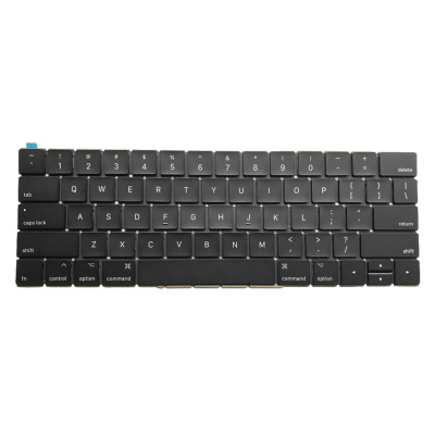 Клавиатура для ноутбука Apple Macbook Pro 13" A1706, A1707 Black, Backlite, Smalll Enter, RU