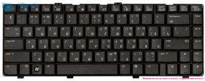 Клавиатура для ноутбука HP Pavilion DV6000, чёрная, RU