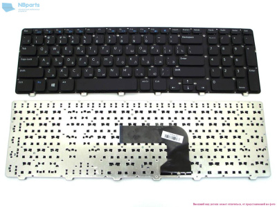 Клавиатура для ноутбука Dell Inspiron 17R-3721, чёрная, с рамкой, RU