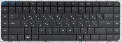 Клавиатура для ноутбука HP G62 CQ62, чёрная, RU