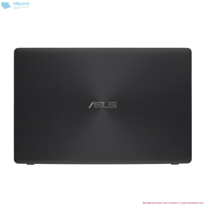 Крышка матрицы Asus X550 чёрная, с рамкой