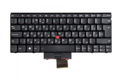 Клавиатура для ноутбука Lenovo ThinkPad Edge E120, E220, чёрная, маленький Enter, с рамкой, RU