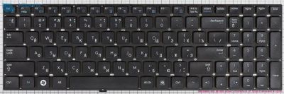 Клавиатура для ноутбука Samsung Q530, чёрная, RU