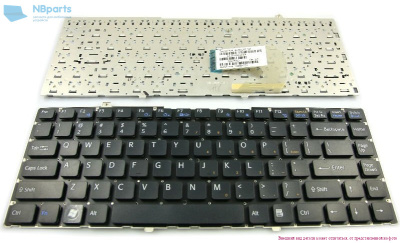 Клавиатура для ноутбука Sony VGN-FW, чёрная, RU