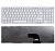 Клавиатура для ноутбука Sony SVE15, белая, с рамкой, RU