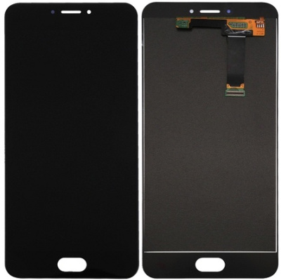 LCD дисплей для Meizu MX6 в сборе с тачскрином (черный) Оригинал