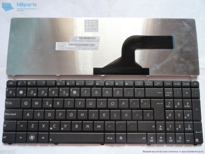 Клавиатура для ноутбука ASUS N53 X54 чёрная, маленький Enter, US