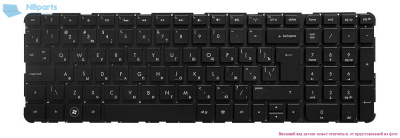 Клавиатура для ноутбука HP Pavilion M6-1000, чёрная, без рамки