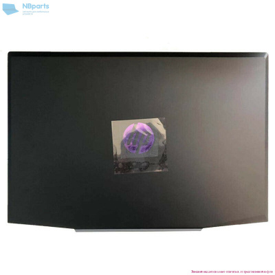 Крышка матрицы HP 15-CX чёрная, с рамкой