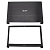 Крышка матрицы Acer Aspire A315-53 чёрная, с рамкой