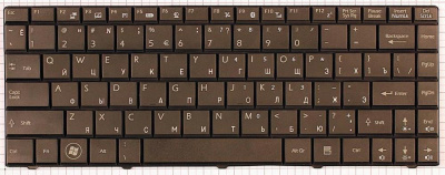 Клавиатура для ноутбука MSI X320, X340, чёрная, RU