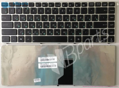 Клавиатура для ноутбука ASUS K42 UL30 K43, с серой рамкой, большой Enter, RU