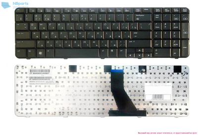 Клавиатура для ноутбука HP CQ70, чёрная, RU